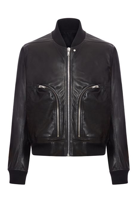 giacca bauhaus flight uomo nera RICK OWENS | RU02E1749 LBY09